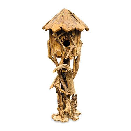 Root Java Bird House on Stand