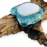 Root with Glass Soap Dish oval