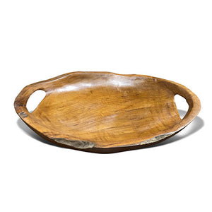 Root Bowl with Cutout Handles