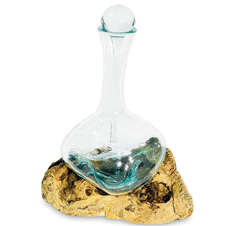 Root with Molten Glass Decanter