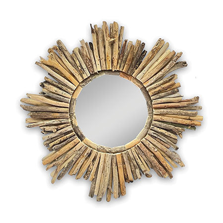 Driftwood Star Mirror medium 60cm