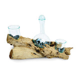 Root with 2 Glass Decanter set