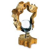 Root with Molten Glass Bowl on Stand