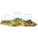 Low Root with Triple Glass Bowl large