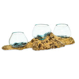 Low Root with Triple Glass Bowl large