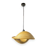 Bamboo Double Sea Shell Lampshade 40cm