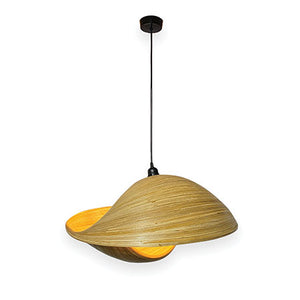 Bamboo Double Sea Shell Lampshade 60cm