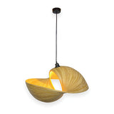 Bamboo Double Sea Shell Lampshade 60cm