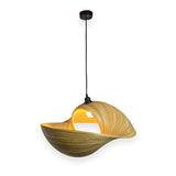 Bamboo Double Sea Shell Lampshade 60cm