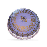 Bali Sun Parasol lilac and gold 2m (with pole joint)