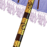 Bali Sun Parasol lilac and gold 2m (with pole joint)