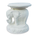 Bali Elephant Parasol Base with Drinks Table