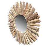 Driftwood Round Mirror 80cm