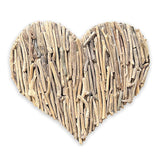 Driftwood Wall Heart 70x70cm