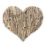 Driftwood Wall Heart 70x70cm