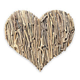 Driftwood Wall Heart 70x70cm