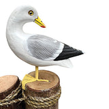 Seagull on Mooring Posts