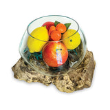 Root with Glass Fruit Bowl small