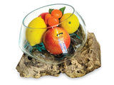 Root with Glass Fruit Bowl small