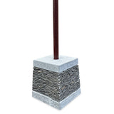 Bali Parasol Base with Terazzo and Slate large