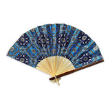 Bali Batik Fabric Folding Fans 30cm (pack of 10 mixed colours)