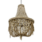 Artisan Beaded Lampshade 50x50x65cm Bali Sand