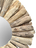 Driftwood Round Mirror 60cm