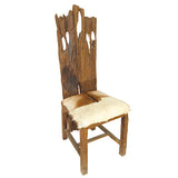 Root Goat Skin Dining Chair (ONE CHAIR ONLY)