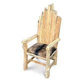 Root Goat Skin King Chair (ONE CHAIR ONLY)