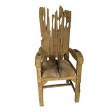 Root Goat Skin King Chair (ONE CHAIR ONLY)