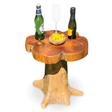 Driftwood style Teak Root Mushroom mini side table or stool