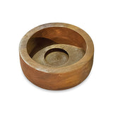 Root Round Candle Holder Bowl