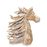 Root Horse's Head large with Flowing Mane