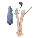 Driftwood Double Sculpture Coat Stand