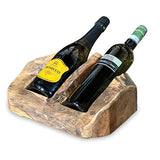 Driftwood Wine Holder Double