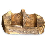 Driftwood Wine Holder Double