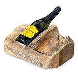 Driftwood Wine Holder Double