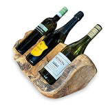 Driftwood Wine Holder Triple