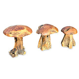 Root Chunky Mushrooms set of 3