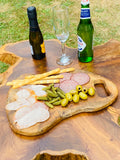 Teak Serving Platter or Chopping Board with handle 35x25